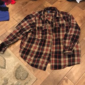 DISTRESSED OVERSIZED VINTAGE FLANNEL